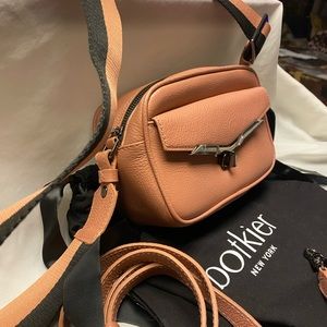 NWT $230 Botkier Valentina Leather Camera Crossbody Bag Rossa Pink  22S2277ALRSS